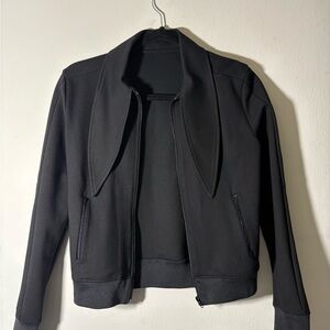 Balenciaga Black Bomber Jacket, size Medium